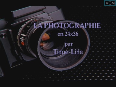 Image de l'ecran titre du jeu Time-life - la photographie - 24 x 36 mm sur Philips CD-i