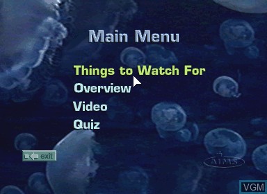 Image de l'ecran titre du jeu Aims - a first look at trees sur Philips CD-i