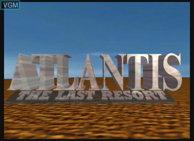 Image de l'ecran titre du jeu Atlantis - the last resort sur Philips CD-i