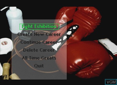 Image de l'ecran titre du jeu caesars world of boxing sur Philips CD-i