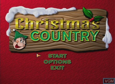 Image de l'ecran titre du jeu christmas country sur Philips CD-i