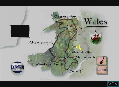 Image de l'ecran titre du jeu destination great britain - wales sur Philips CD-i