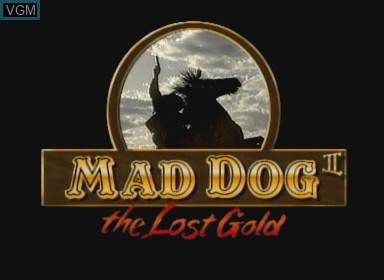 Image de l'ecran titre du jeu mad dog ii - the lost gold sur Philips CD-i