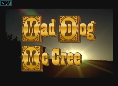 Image de l'ecran titre du jeu mad dog mccree sur Philips CD-i
