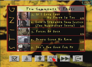 Image de l'ecran titre du jeu sting - ten summoner's tales sur Philips CD-i