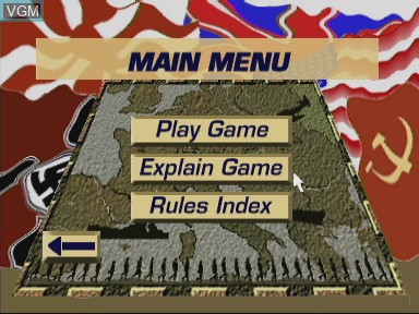 Image du menu du jeu Axis and Allies sur Philips CD-i