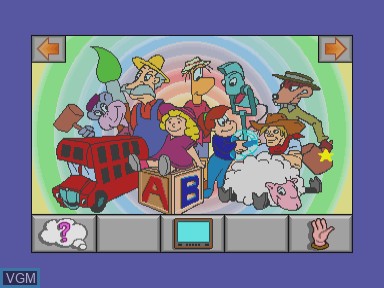 Image du menu du jeu Cartoon Jukebox sur Philips CD-i