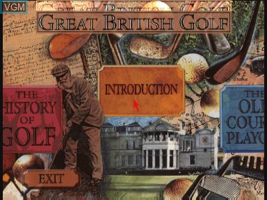 Image du menu du jeu Great british golf - middle ages - 1940 sur Philips CD-i