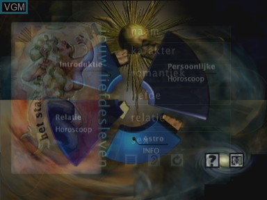 Image du menu du jeu Het staat in de sterren sur Philips CD-i