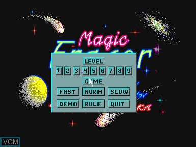 Image du menu du jeu Magic eraser sur Philips CD-i
