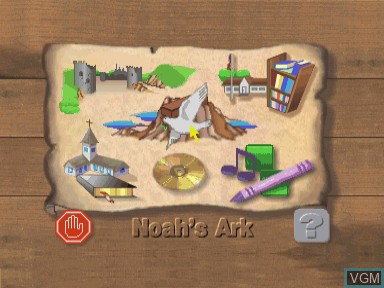 Image du menu du jeu Noah's ark sur Philips CD-i