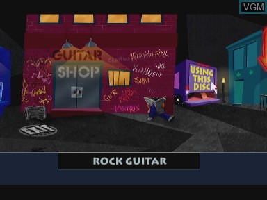 Image du menu du jeu Private lesson series - rock guitar - a beginner's guide sur Philips CD-i