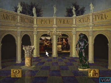 Image du menu du jeu Renaissance of Florence, The sur Philips CD-i