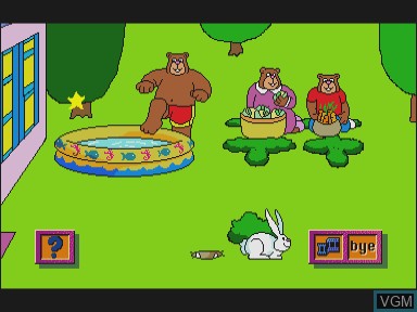 Image du menu du jeu Stickybear family fun games sur Philips CD-i
