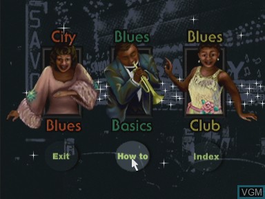 Image du menu du jeu Uptown blues, the sur Philips CD-i