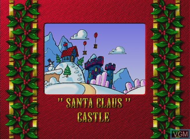 Image du menu du jeu christmas country sur Philips CD-i