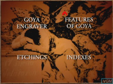 Image in-game du jeu Goya grabador - luces y sombras sur Philips CD-i