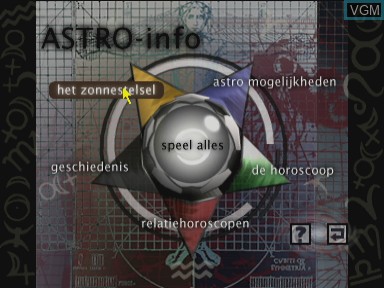 Image in-game du jeu Het staat in de sterren sur Philips CD-i