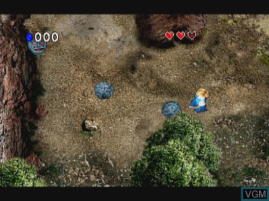 Image in-game du jeu Zelda's adventure sur Philips CD-i