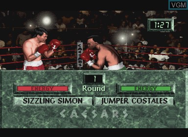 Image in-game du jeu caesars world of boxing sur Philips CD-i