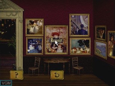 Image in-game du jeu French impressionists, the sur Philips CD-i