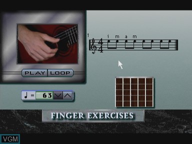 Image in-game du jeu Private lesson series - classical guitar - a beginner's guide sur Philips CD-i