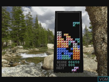 Image in-game du jeu Tetris sur Philips CD-i