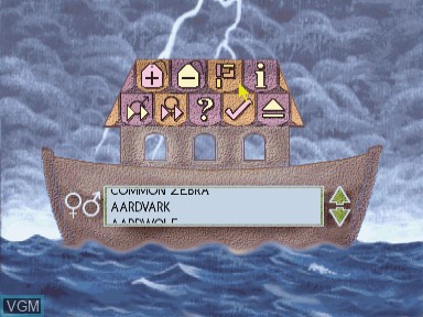 Image in-game du jeu Ultimate noah's ark, the sur Philips CD-i
