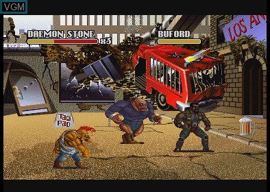 Image in-game du jeu mutant rampage - bodyslam sur Philips CD-i
