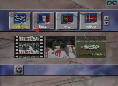 Image in-game du jeu uefa champions league sur Philips CD-i
