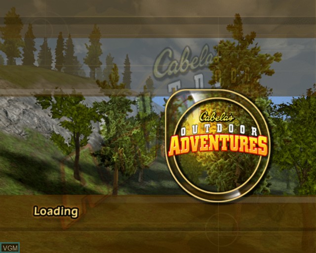 Image de l'ecran titre du jeu Cabela's Outdoor Adventures sur Sony Playstation 2