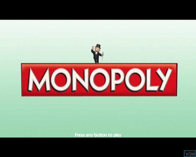 Image de l'ecran titre du jeu Monopoly sur Sony Playstation 2