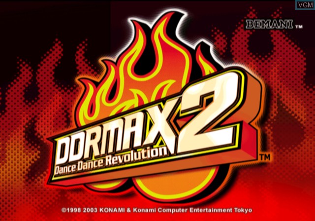 Image de l'ecran titre du jeu DDRMAX2 - Dance Dance Revolution sur Sony Playstation 2