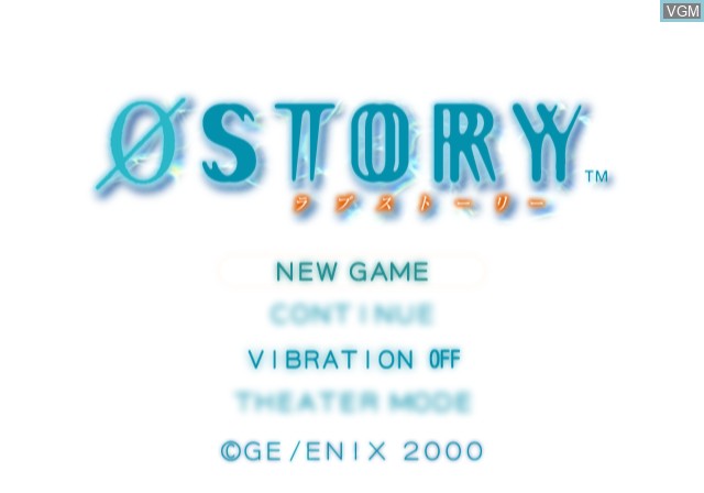 Image du menu du jeu 0 Story sur Sony Playstation 2