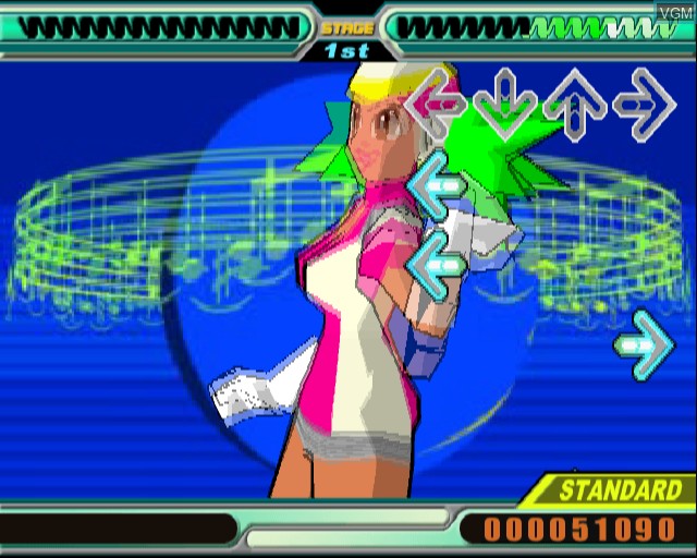Image in-game du jeu Dancing Stage Fever sur Sony Playstation 2