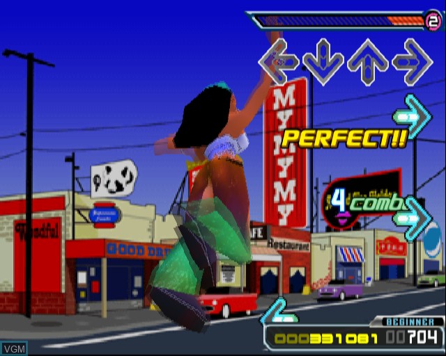 Image in-game du jeu Dancing Stage Max sur Sony Playstation 2