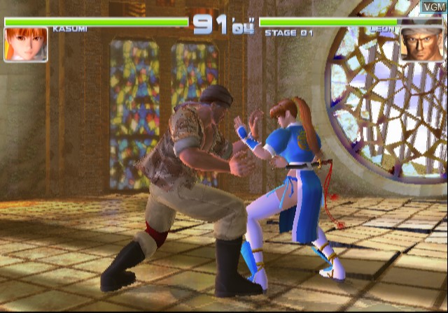 Image in-game du jeu DOA2 - Dead or Alive 2 sur Sony Playstation 2