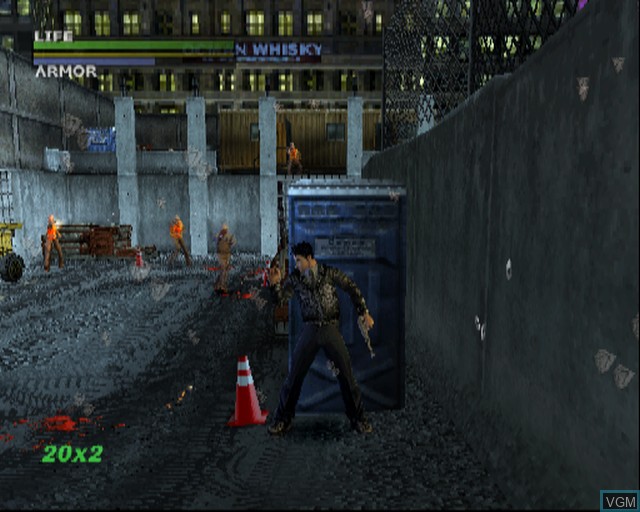 Image in-game du jeu Dead to Rights sur Sony Playstation 2