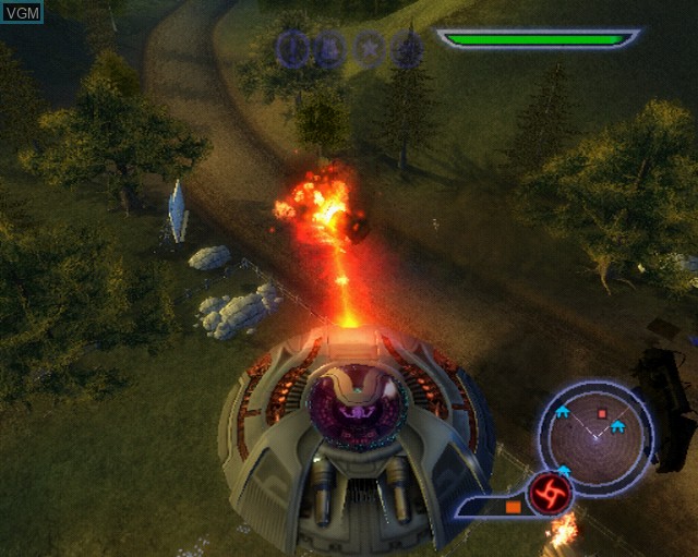 Image in-game du jeu Destroy All Humans! sur Sony Playstation 2