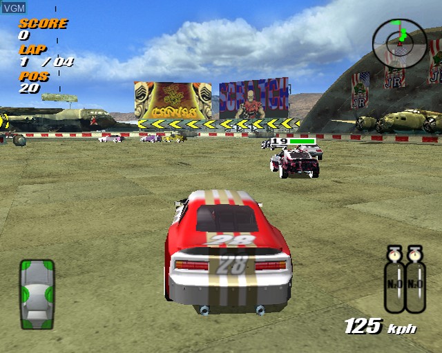 Image in-game du jeu Destruction Derby Arenas sur Sony Playstation 2