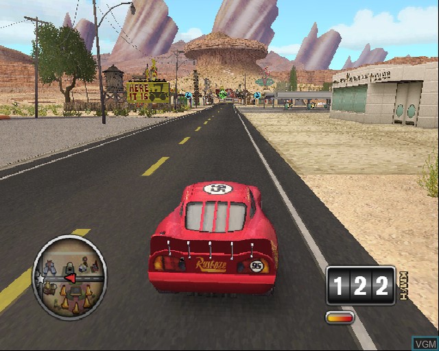 Image in-game du jeu Cars Mater-National Championship sur Sony Playstation 2