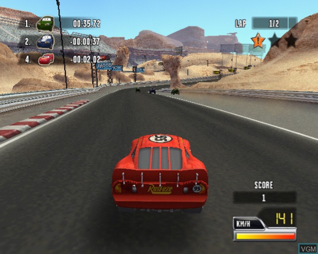 Image in-game du jeu Cars Race-O-Rama sur Sony Playstation 2