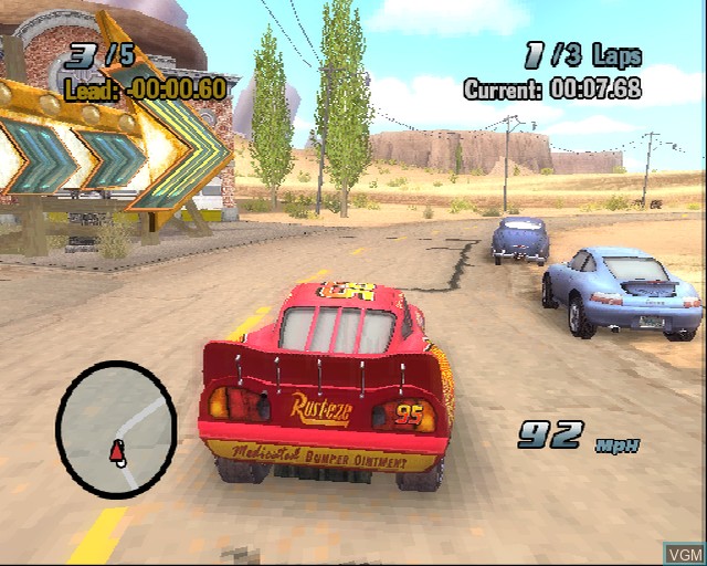 Image in-game du jeu Cars sur Sony Playstation 2