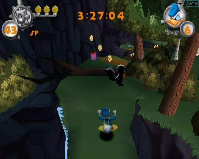 Image in-game du jeu Donald Duck - Quack Attack sur Sony Playstation 2