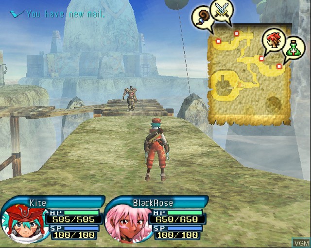 Image in-game du jeu .hack//Mutation Part 2 sur Sony Playstation 2