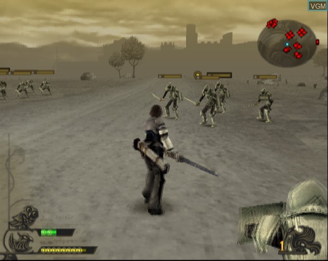 Image in-game du jeu Drakengard sur Sony Playstation 2