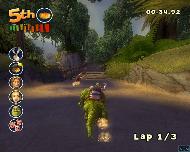 Image in-game du jeu Shrek Smash n' Crash Racing sur Sony Playstation 2
