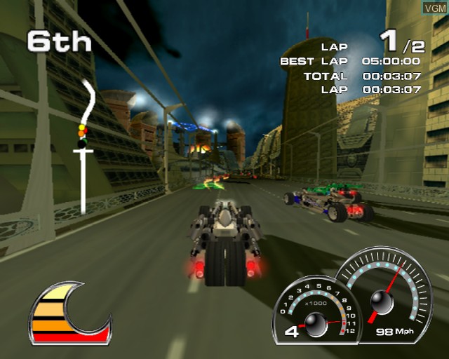 Image in-game du jeu Drome Racers sur Sony Playstation 2