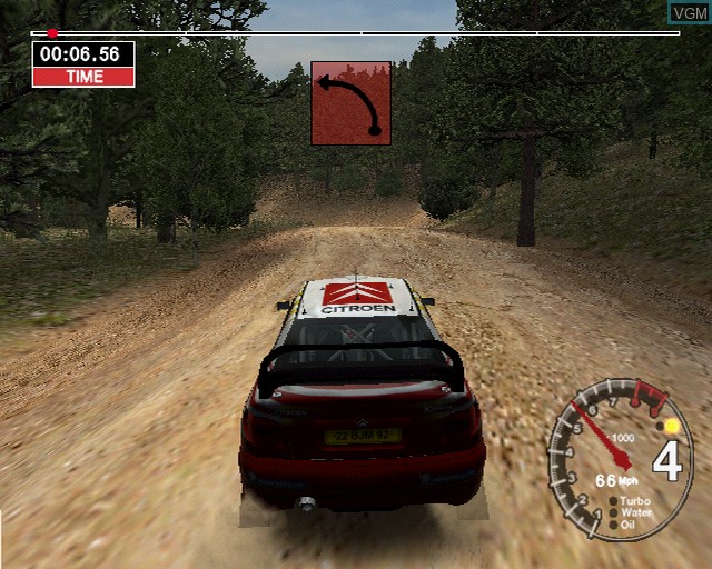 Image in-game du jeu Colin McRae Rally 04 sur Sony Playstation 2