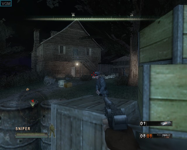 Image in-game du jeu Commandos Strike Force sur Sony Playstation 2
